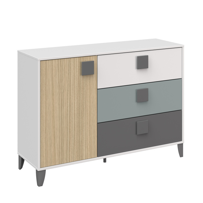 DIMIKA Греденция (Белый, СЕРЫЙ / СЕРО-ЗЕЛЕНЫЙ / ДУБ АНДРЕА / БЕЛЫЙ)