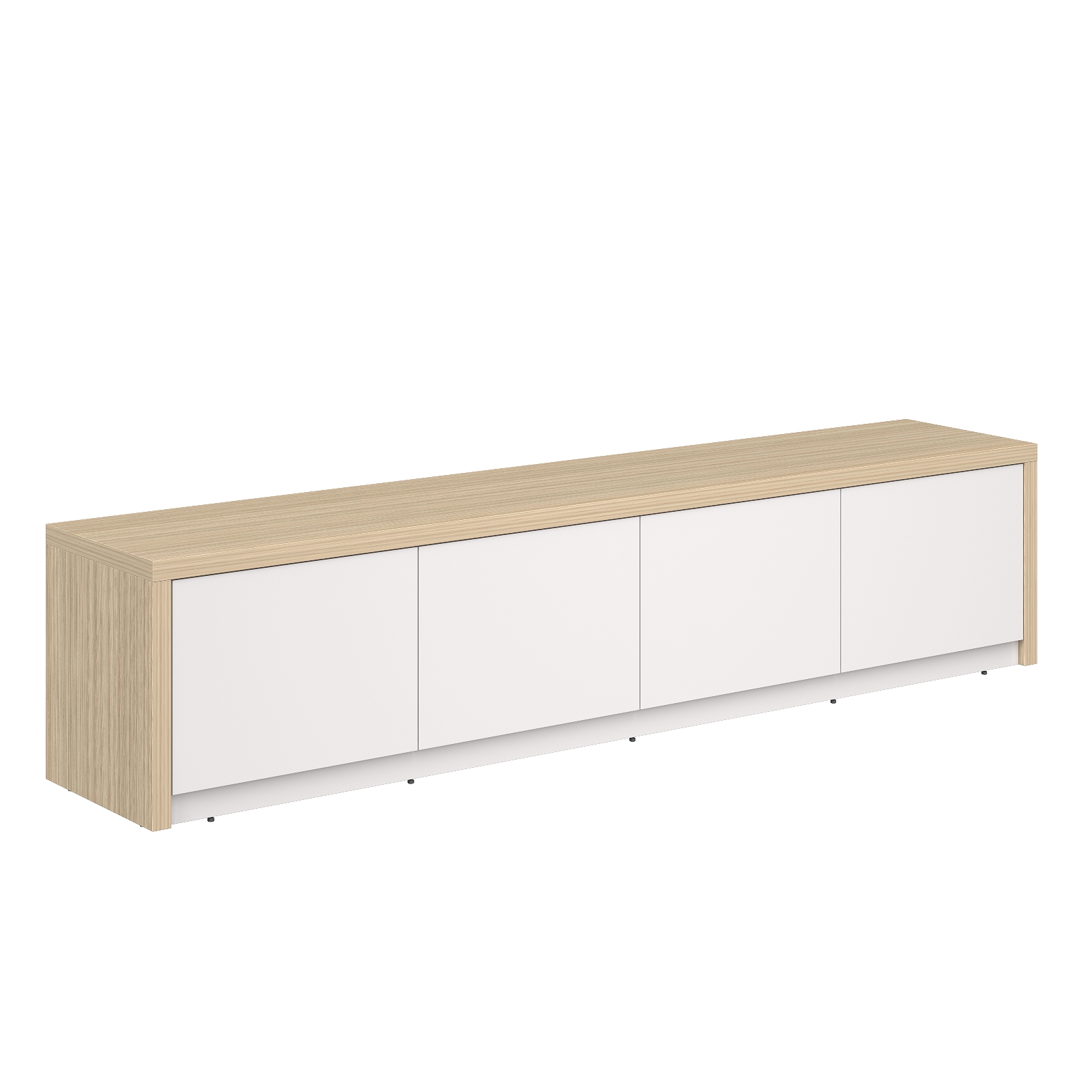 ENNI Новая Тумба под ТВ Т2 (ДУБ АНДРЕА, БЕЛЫЙ)