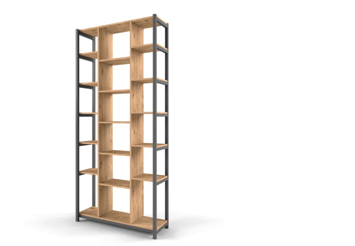 ТВИСТ ЛОФТ Стеллаж-перегородка (Дуб Ирландский)