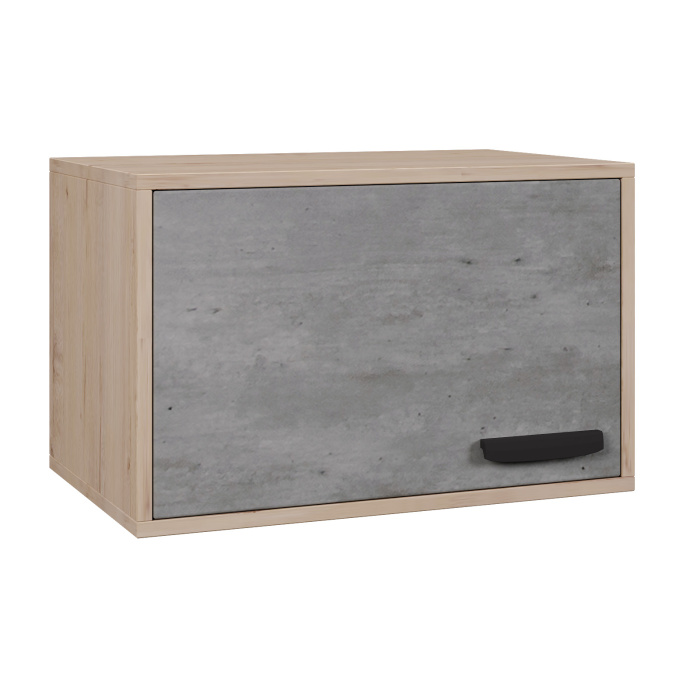 LIBERTI Навесной шкаф НШ1 (ДУБ ИРЛАНДСКИЙ, ЦЕМЕНТ)