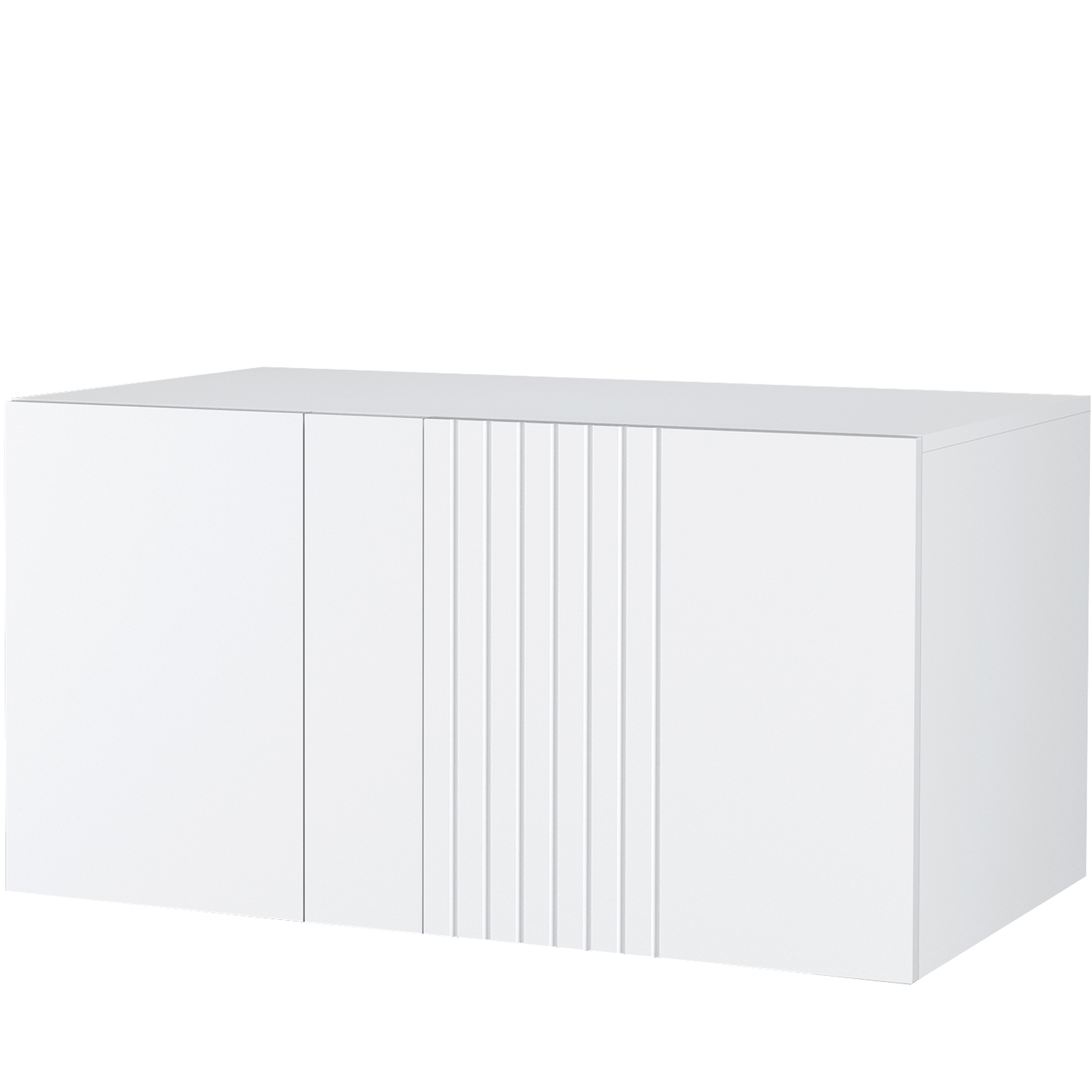 САНТИ №3.1 Шкаф Антресоль (Белое сияние)