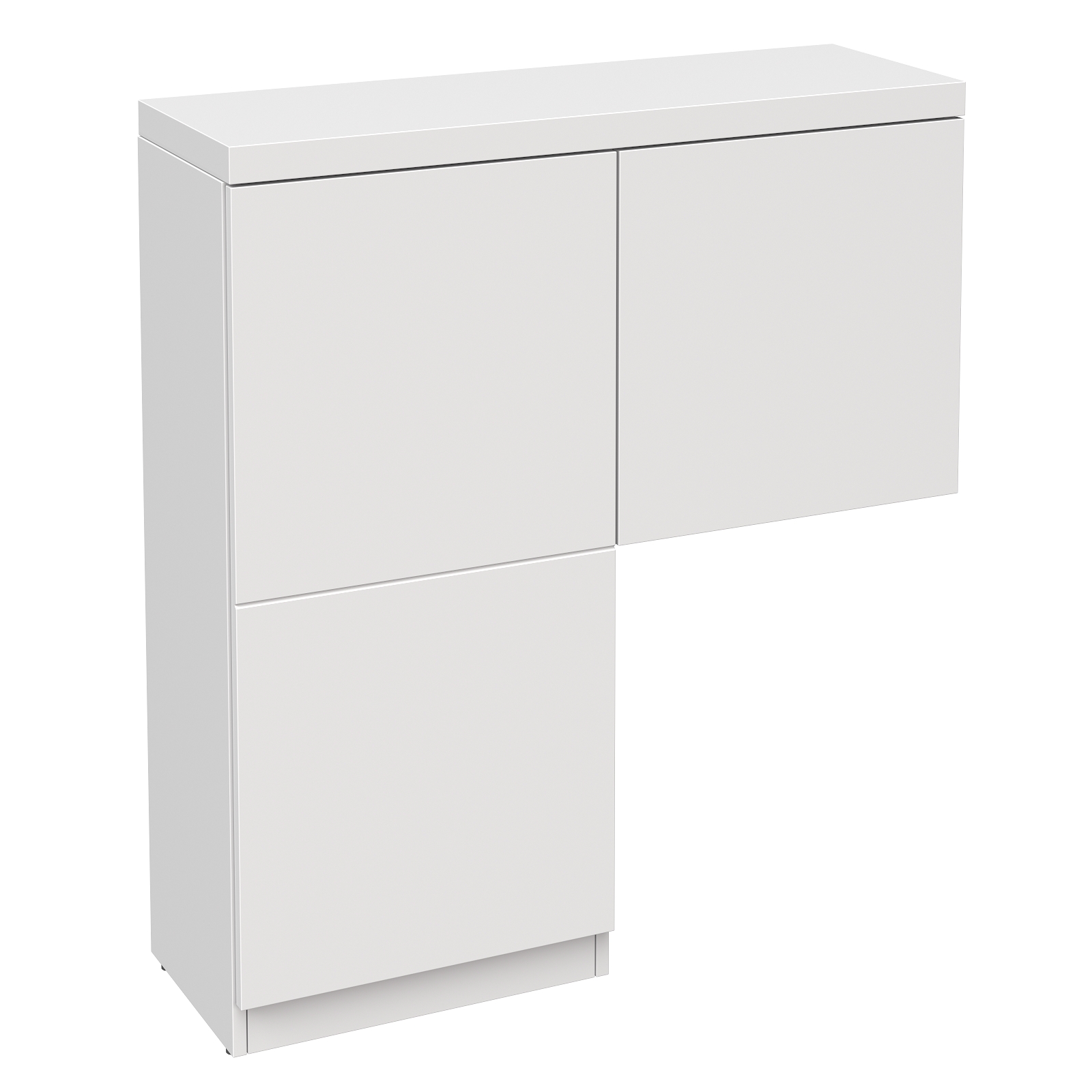 ENNI Новая Шкаф тумба ШТ (БЕЛЫЙ, БЕЛЫЙ, Универсальная)