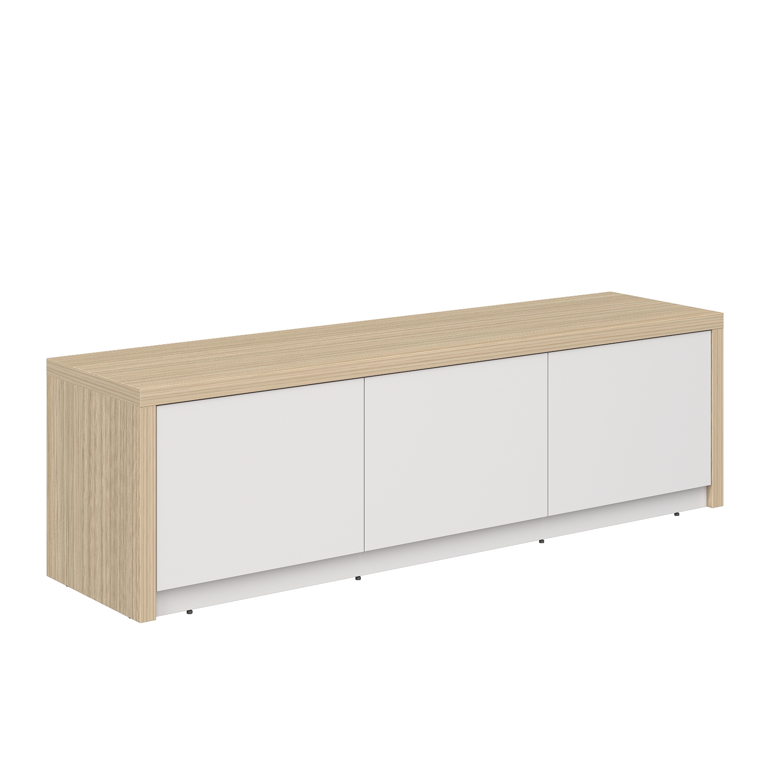 ENNI Новая Тумба под ТВ Т1 (ДУБ АНДРЕА, БЕЛЫЙ)