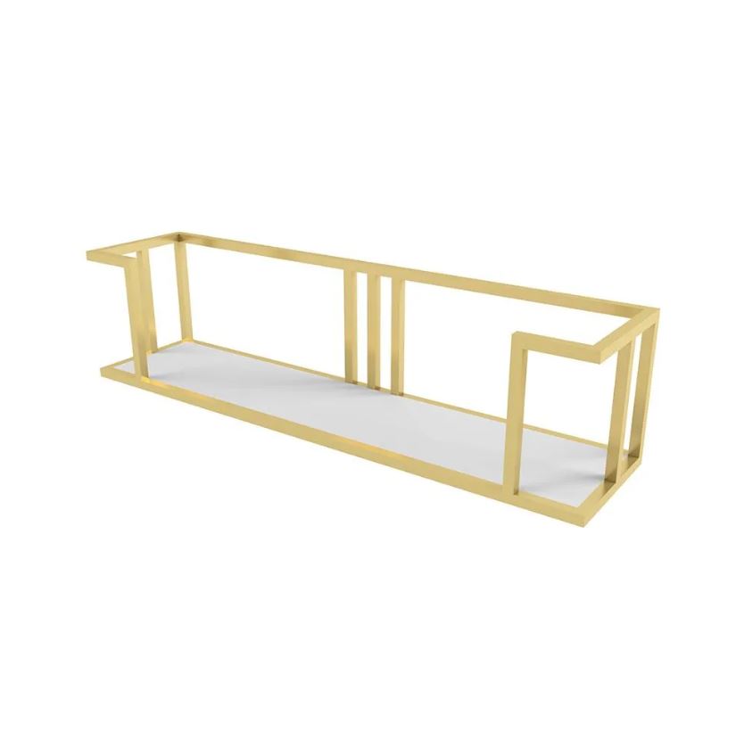 МИШЕЛЬ Полка Ар-деко (БЕЛЫЙ, ЗОЛОТО)