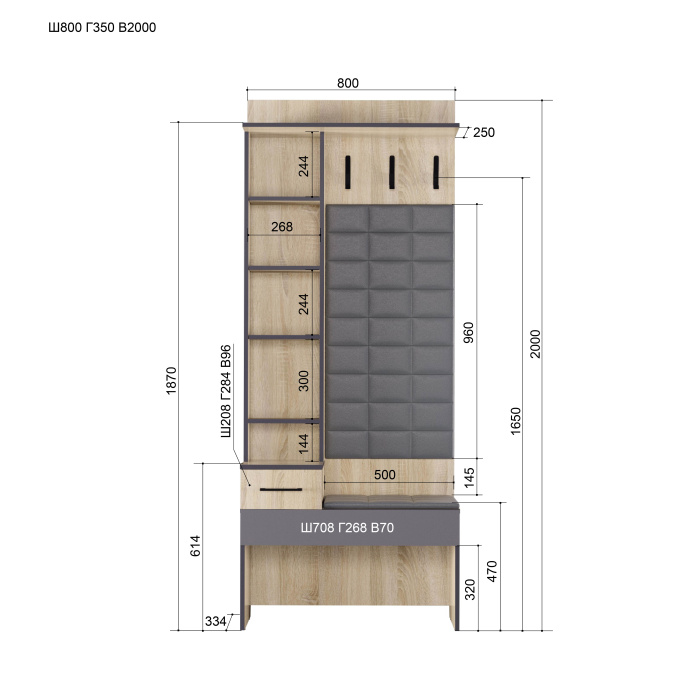 ЭЛЬЗА № 1 Прихожая ЭЛЬЗА № 1 Прихожая