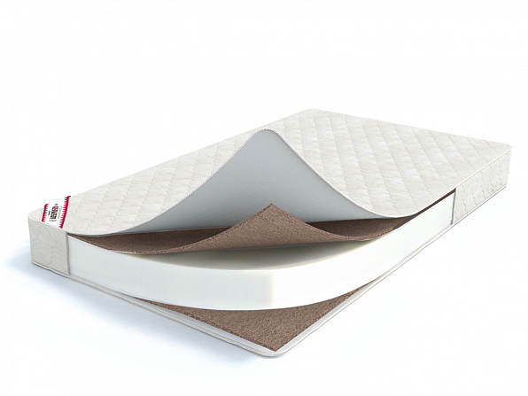 ОРТО 140 ХАРД Матрас (Жаккард ХБ, стеганный на синтепоне+бурлет Рогожка, стеганный на ППУ, 1900*1200 мм)