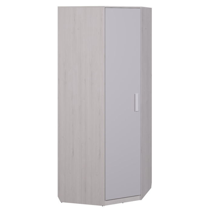 RUMIKA  Шкаф угловой ШУ (ДУБ ЭЛЬЗА, СВЕТЛО-СЕРЫЙ, Универсальная)