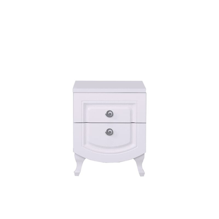 РОЗАЛИЯ № 13 Тумба прикроватная (Белая лиственница, Омела глянец)