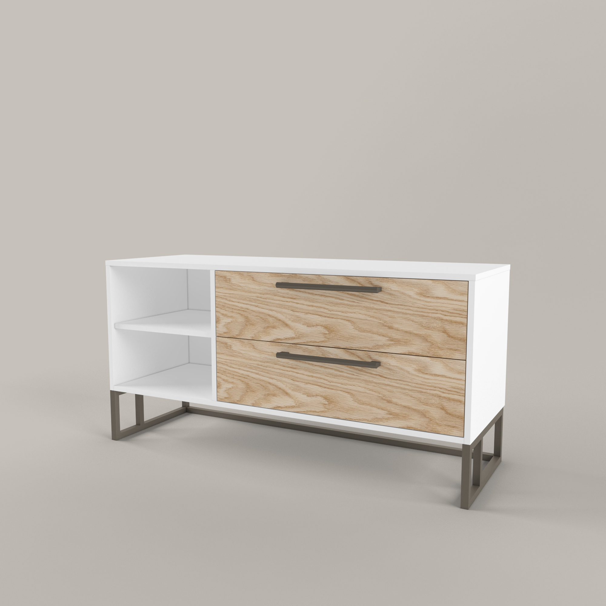 ТУРИ Тумба ТВ (БЕЛЫЙ, ГРАФИТ)