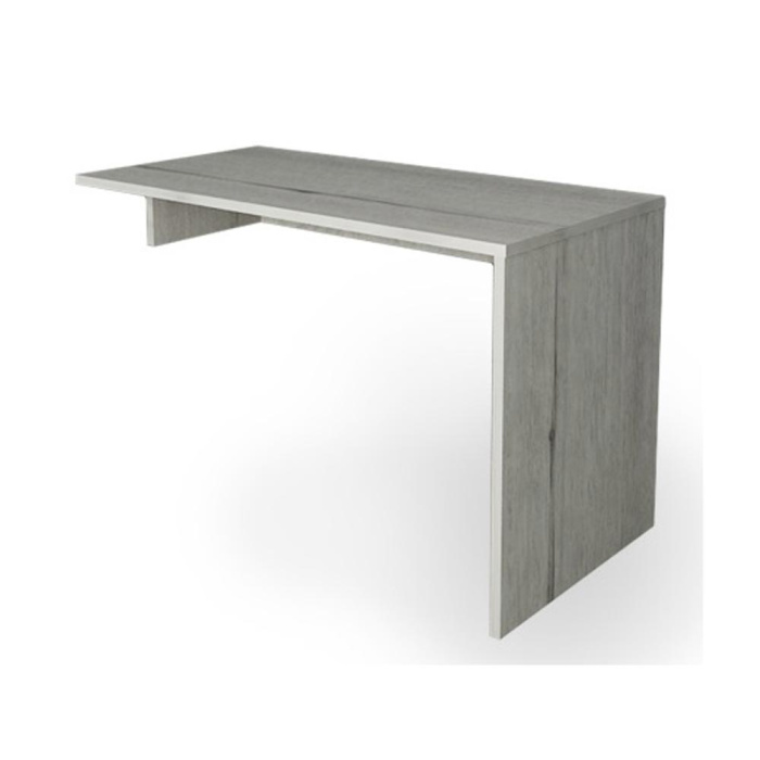 НЬЮТОН ГРЕЙ стол г-образный (Цвет корпуса Дуб Эльза)