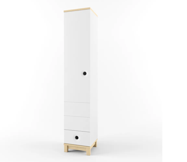 РОБИН ЛАЙТ Пенал (Цвет фасадов Клен/Белый, Сторона сборки Левая) РОБИН ЛАЙТ Пенал (Цвет фасадов Клен/Белый, Сторона сборки Левая)