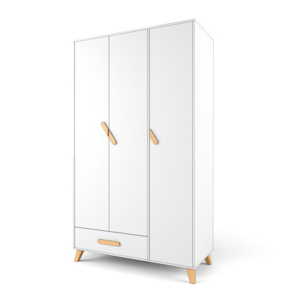 2+2 Шкаф 3-створчатый (Цвет корпуса Белый, Цвет фасадов Белый, Форма Опоры Диагональ, Форма Ручек Диагональ) 2+2 Шкаф 3-створчатый (Цвет корпуса Белый, Цвет фасадов Белый, Форма Опоры Диагональ, Форма Ручек Диагональ)