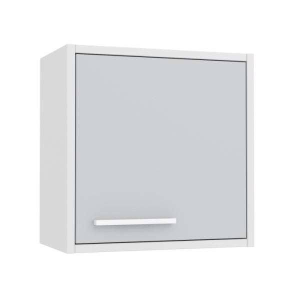 FLORA Навесной шкаф НШ1 (Белый, СВЕТЛО-СЕРЫЙ)