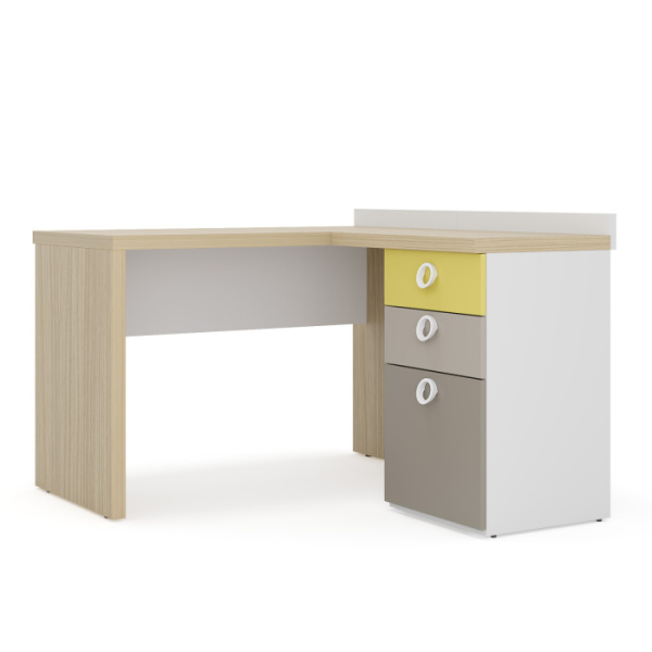 SMARTY Угловой модуль к столу УМ40 (ДУБ АНДРЕА / БЕЛЫЙ, МОККО / ВЕЛЮР / САН-ЛЕОН, Универсальная)