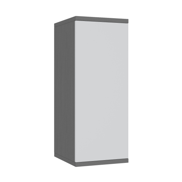 VECTRA Навесной шкаф НШ1 (СЕРЫЙ ШПОН, СВЕТЛО-СЕРЫЙ)