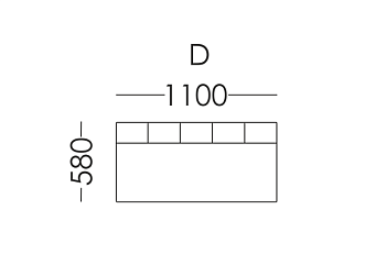 Диван LIME WOOD Модуль D