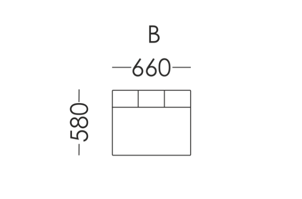Диван LIME WOOD Модуль B (Ткань Категория 1, Ножки Дерево светлое) Диван LIME WOOD Модуль B (Ткань Категория 1, Ножки Дерево светлое)