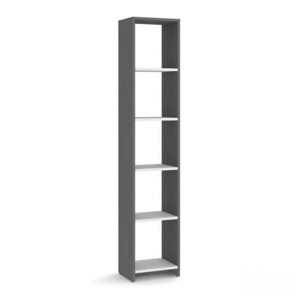 VECTRA Стеллаж (СЕРЫЙ ШПОН, БЕЛЫЙ) VECTRA Стеллаж (СЕРЫЙ ШПОН, БЕЛЫЙ)