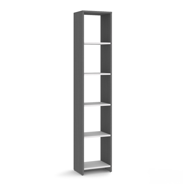 VECTRA Стеллаж (СЕРЫЙ ШПОН, БЕЛЫЙ) VECTRA Стеллаж (СЕРЫЙ ШПОН, БЕЛЫЙ)