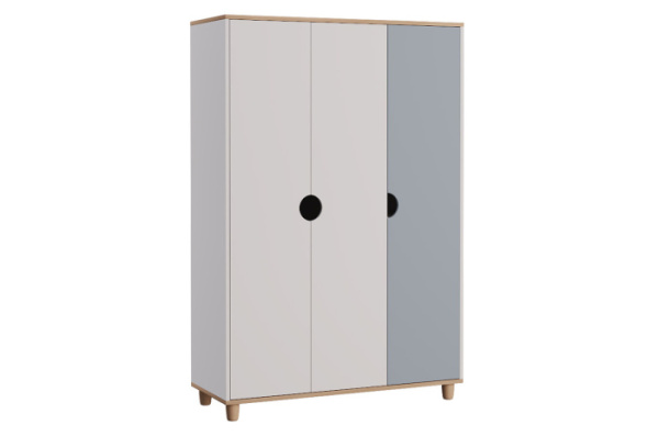 BARNEY Шкаф 3-х створчатый Ш3 (БЕЛЫЙ / ДУБ АНДРЕА, СЕРО-ГОЛУБОЙ / БЕЛЫЙ КРАП) BARNEY Шкаф 3-х створчатый Ш3 (БЕЛЫЙ / ДУБ АНДРЕА, СЕРО-ГОЛУБОЙ / БЕЛЫЙ КРАП)