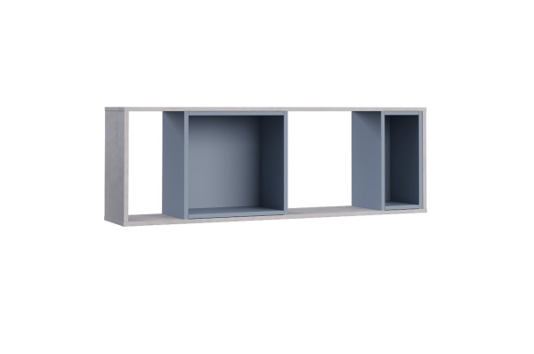 RUMIKA Полка НП1 (ДУБ ЭЛЬЗА, СЕРО-ГОЛУБОЙ)