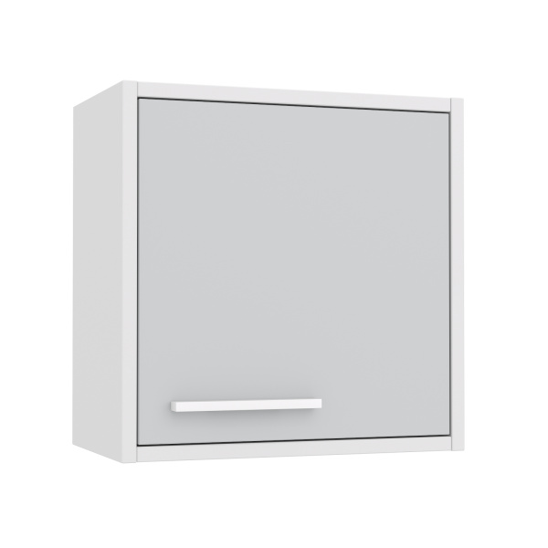 FLORA Навесной шкаф НШ1 (Белый, СВЕТЛО-СЕРЫЙ)