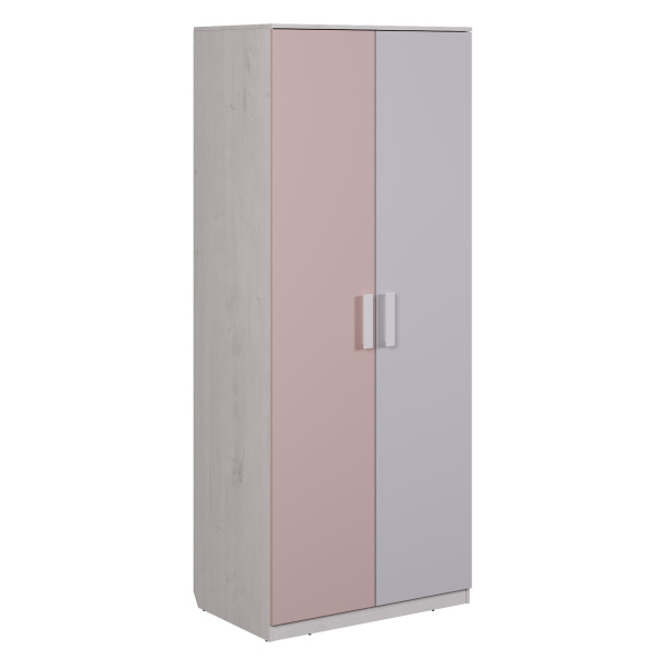 RUMIKA  Шкаф 2-х дверный Ш2 (ДУБ ЭЛЬЗА, СВЕТЛО-СЕРЫЙ / ПЕПЕЛЬНАЯ РОЗА) RUMIKA  Шкаф 2-х дверный Ш2 (ДУБ ЭЛЬЗА, СВЕТЛО-СЕРЫЙ / ПЕПЕЛЬНАЯ РОЗА)