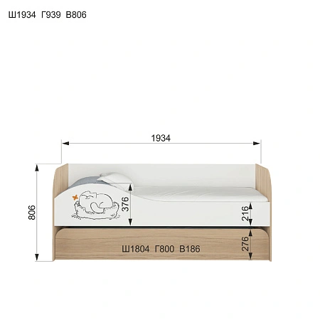 КОТ № 900.1 Кровать