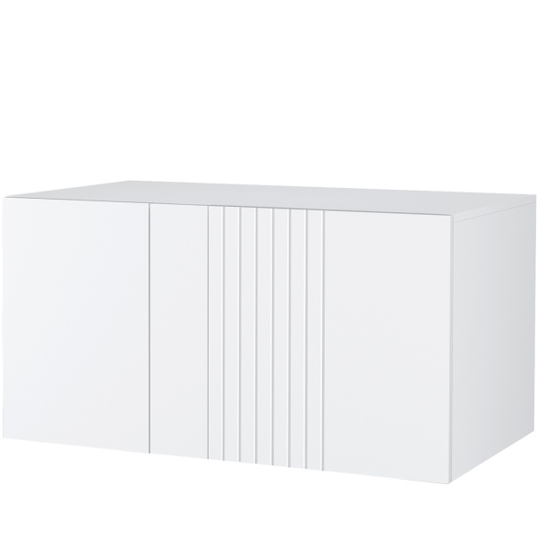 САНТИ №3.1 Шкаф Антресоль (Белое сияние)