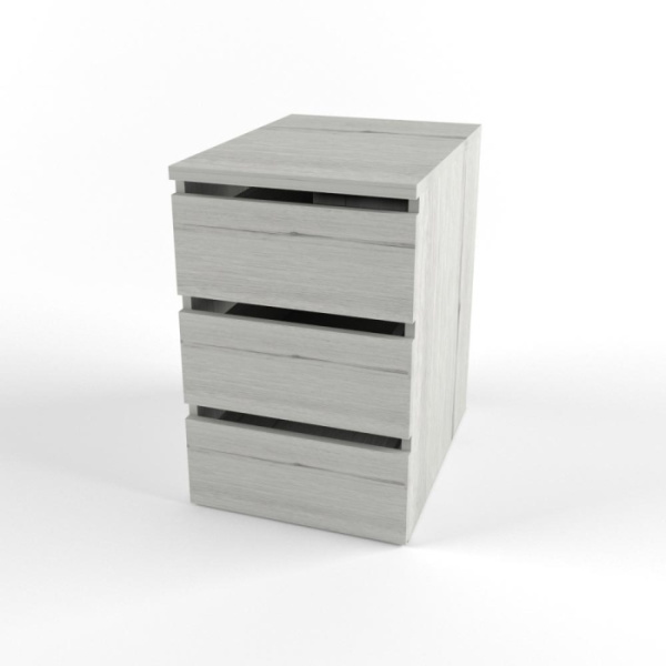 НЬЮТОН ГРЕЙ тумба к столу (Цвет корпуса Дуб Эльза)