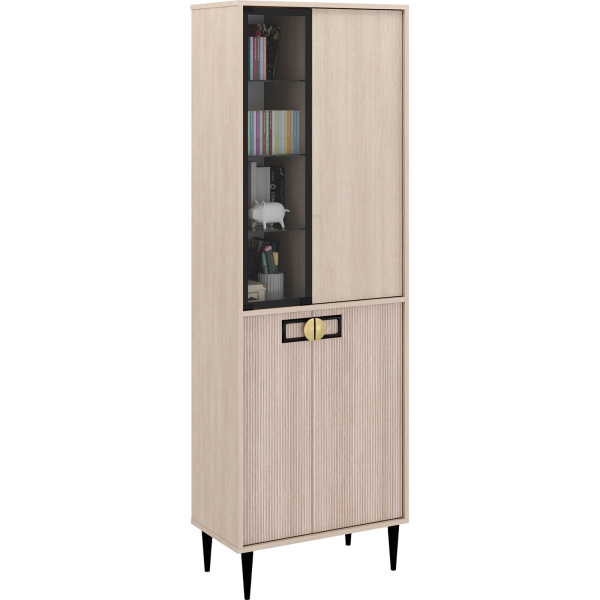 МУЗА № 2.1 Пенал со стеклом (Тира/кадена вуд) МУЗА № 2.1 Пенал со стеклом (Тира/кадена вуд)