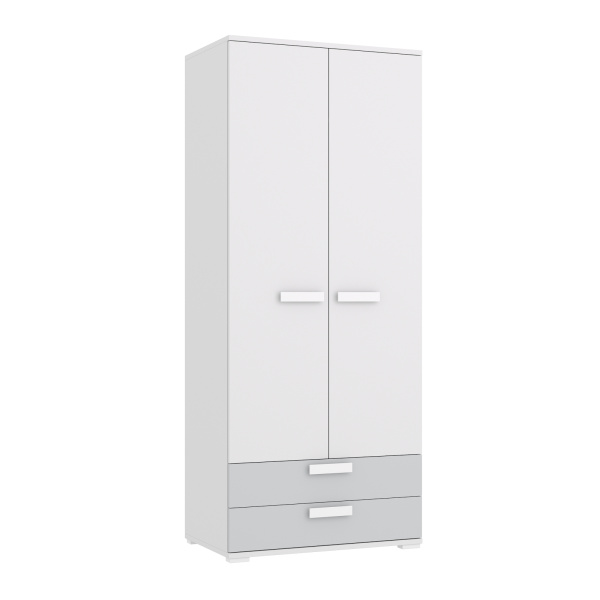 MONO Шкаф Ш2.М (Белый, СВЕТЛО-СЕРЫЙ / БЕЛЫЙ) MONO Шкаф Ш2.М (Белый, СВЕТЛО-СЕРЫЙ / БЕЛЫЙ)