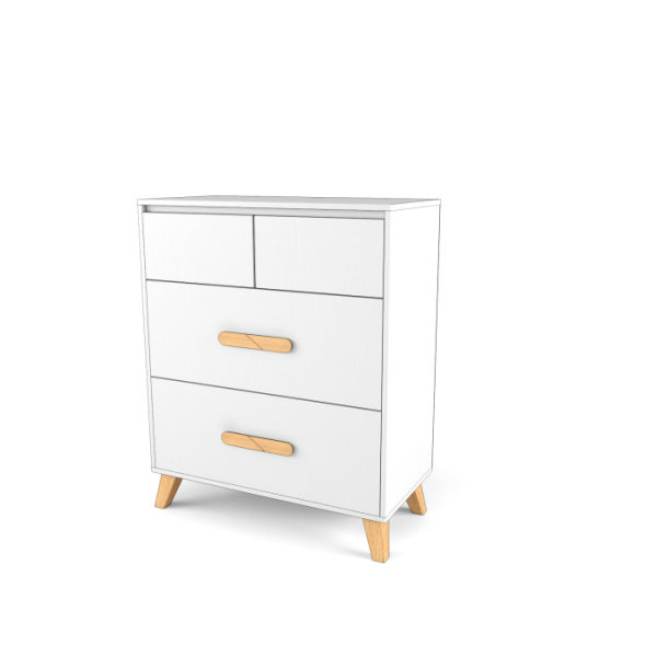 2+2 Комод (Цвет корпуса Белый, Цвет фасадов Белый, Форма Опоры Диагональ, Форма Ручек Диагональ) 2+2 Комод (Цвет корпуса Белый, Цвет фасадов Белый, Форма Опоры Диагональ, Форма Ручек Диагональ)