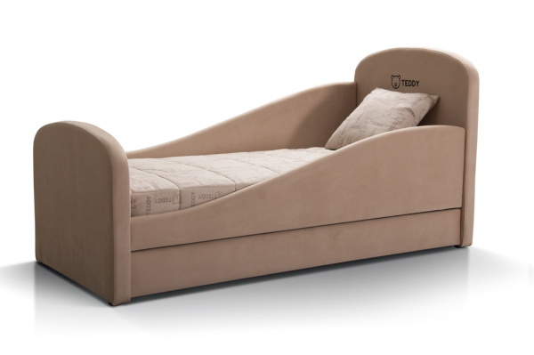 Кровать TEDDY (СПЕЦ ПРЕДЛОЖЕНИЕ Newtone, beige, ЛЕВЫЙ, 1600*700 мм)