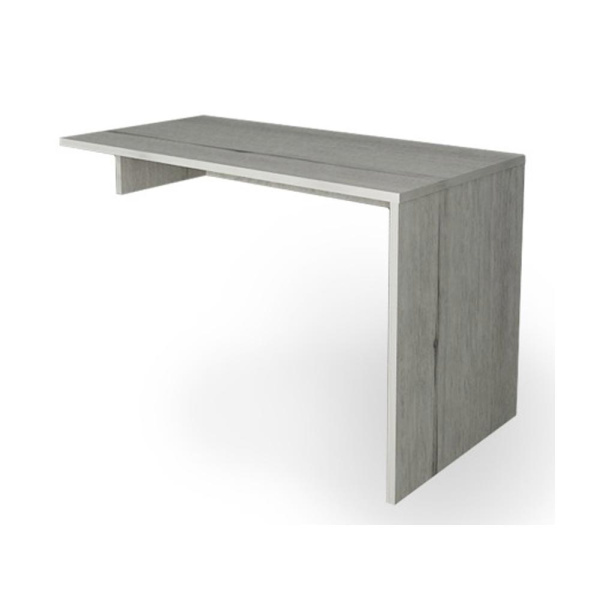 НЬЮТОН ГРЕЙ стол г-образный (Цвет корпуса Дуб Эльза)