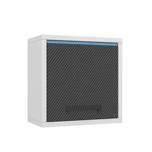 CARBON Навесной шкаф НШ1 (Белый, КАРБОН, Правая)