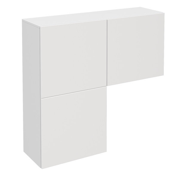 ENNI Новая Навесной шкаф НШ2 (БЕЛЫЙ, БЕЛЫЙ, Универсальная)