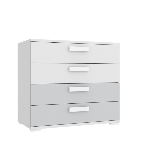 MONO Комод К1 (Белый, СВЕТЛО-СЕРЫЙ / БЕЛЫЙ) MONO Комод К1 (Белый, СВЕТЛО-СЕРЫЙ / БЕЛЫЙ)