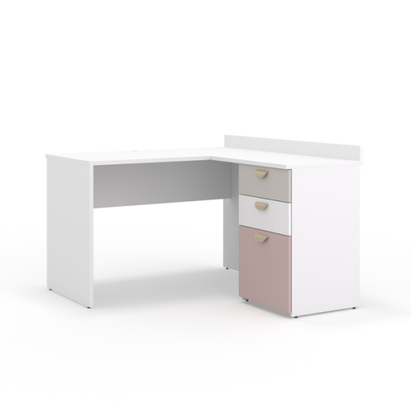 AMELY Угловой модуль к столу УМ22 (БЕЛЫЙ / ВЕЛЮР / ПЕПЕЛЬНАЯ РОЗА / УНИВЕРСАЛЬНЫЙ)
