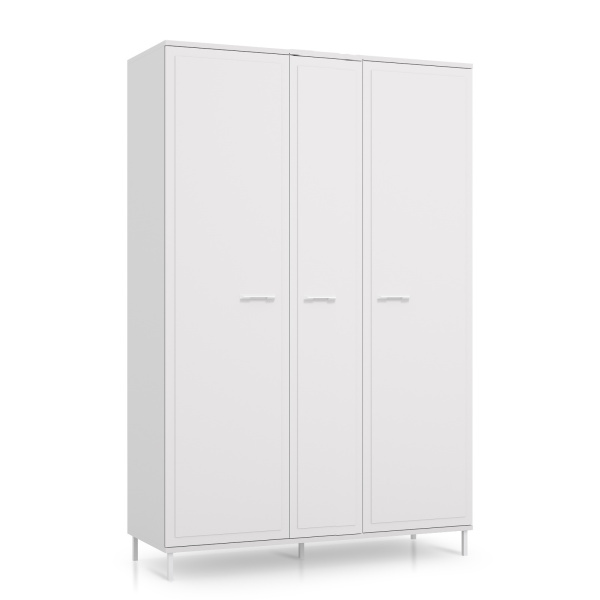 COLLEGE Шкаф 3-х дверный Ш3.G (БЕЛЫЙ / БЕЛЫЙ)