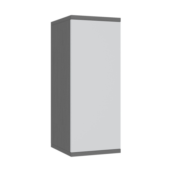 VECTRA Навесной шкаф НШ1 (СЕРЫЙ ШПОН, СВЕТЛО-СЕРЫЙ)