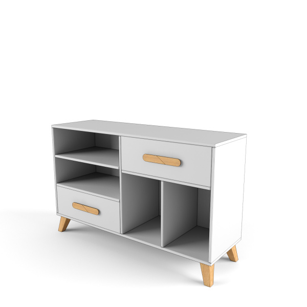 2+2 Тумба-Комод (Цвет корпуса Белый, Цвет фасадов Белый, Форма Опоры Диагональ, Форма Ручек Диагональ) 2+2 Тумба-Комод (Цвет корпуса Белый, Цвет фасадов Белый, Форма Опоры Диагональ, Форма Ручек Диагональ)