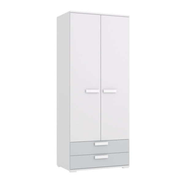 MONO Шкаф Ш2.М (Белый, СВЕТЛО-СЕРЫЙ / БЕЛЫЙ) MONO Шкаф Ш2.М (Белый, СВЕТЛО-СЕРЫЙ / БЕЛЫЙ)