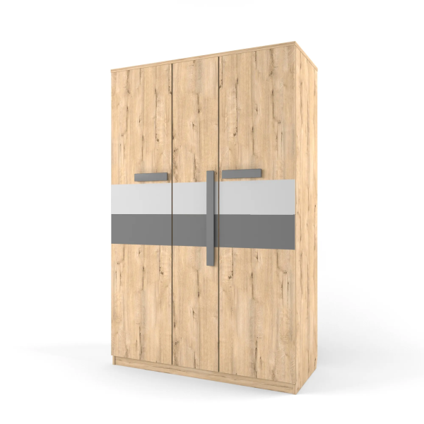 ТВИСТ ЛОФТ Шкаф 3-х створчатый (Цвет корпуса Дуб Ирландский/Серый/Темно серый ЛОФТ) ТВИСТ ЛОФТ Шкаф 3-х створчатый (Цвет корпуса Дуб Ирландский/Серый/Темно серый ЛОФТ)