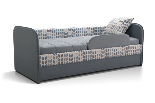 Кровать IVY (СПЕЦ ПРЕДЛОЖЕНИЕ FACET, Prima light blue, 1600*700 мм)