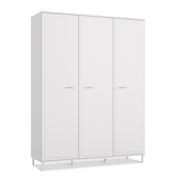 COLLEGE Шкаф 3-х дверный Ш3 (БЕЛЫЙ, БЕЛЫЙ)