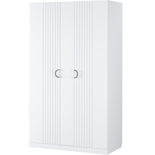 САНТИ №25 Шкаф 3х-створчатый (Белое сияние)