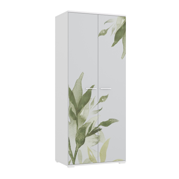 FLORA Шкаф 2-х дверный Ш2 (Белый, С ФОТОПЕЧАТЬЮ) FLORA Шкаф 2-х дверный Ш2 (Белый, С ФОТОПЕЧАТЬЮ)