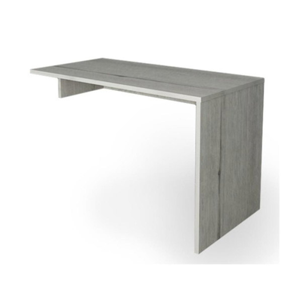 НЬЮТОН ГРЕЙ стол г-образный (Цвет корпуса Дуб Эльза)