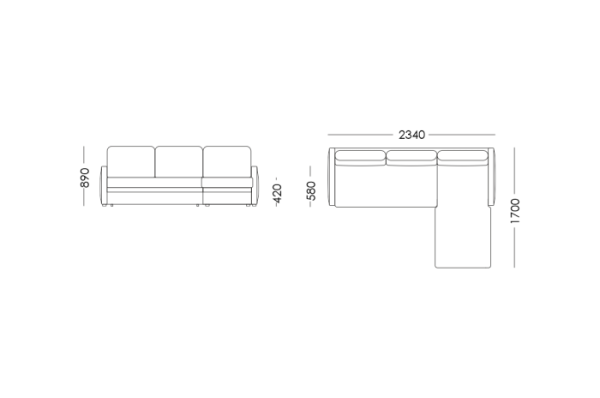 MONACO TRENDY Диван угловой (Ткань Категория 1, Сторона сборки Универсальная) MONACO TRENDY Диван угловой (Ткань Категория 1, Сторона сборки Универсальная)